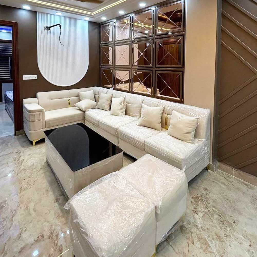 Luxury Living Room Interior Design in Kolkata