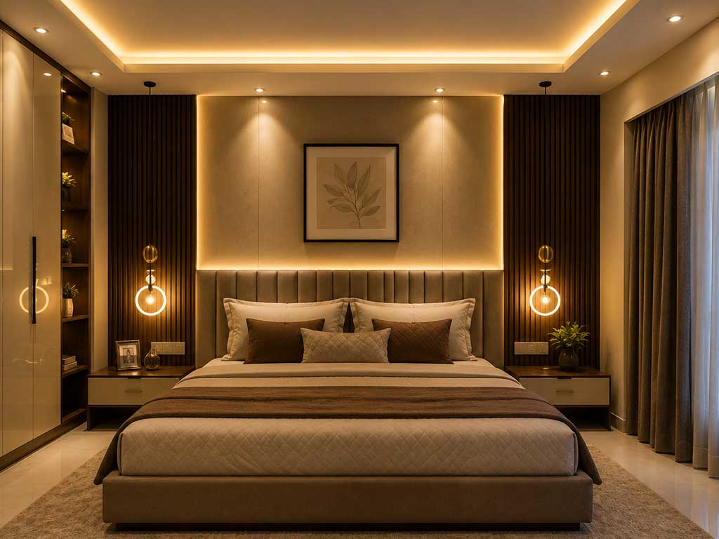 Lighting Design Solution for Bedroom