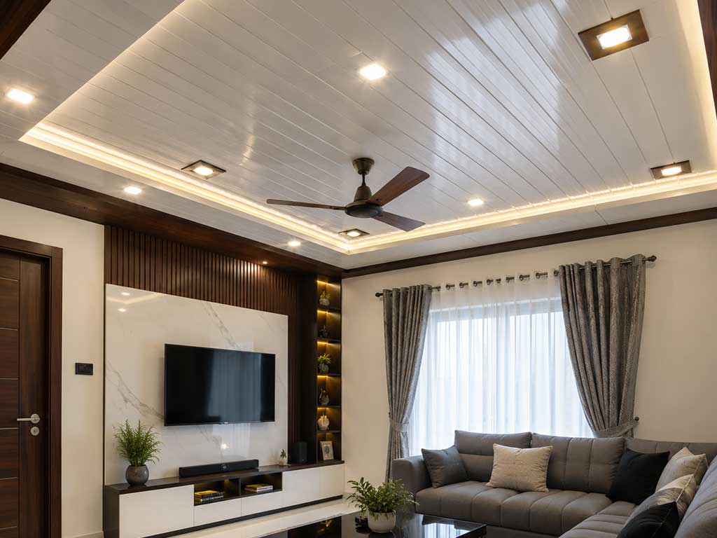 False ceiling for residential interior