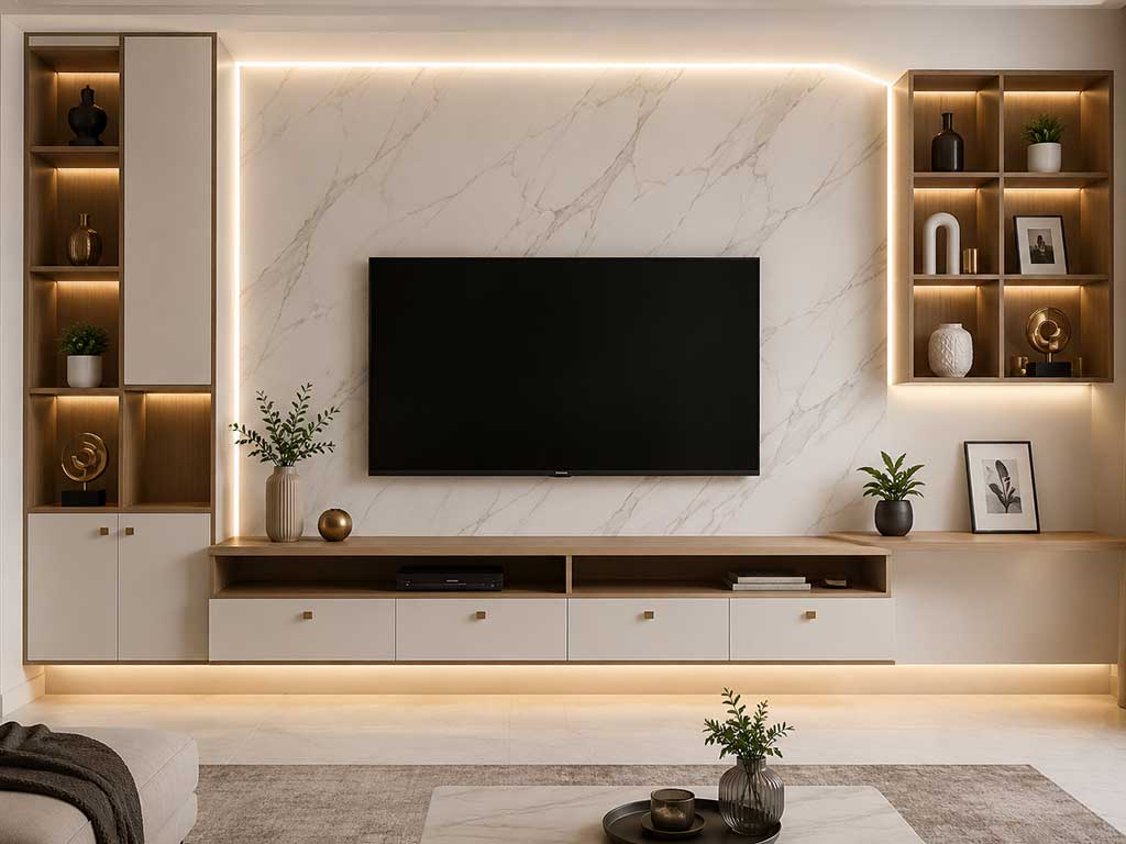 Floating TV Unit Design