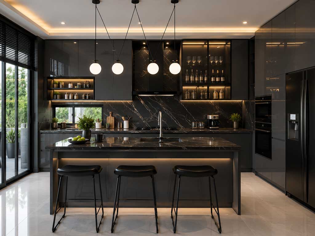 Island Modular Kitchen Design in Kolkata