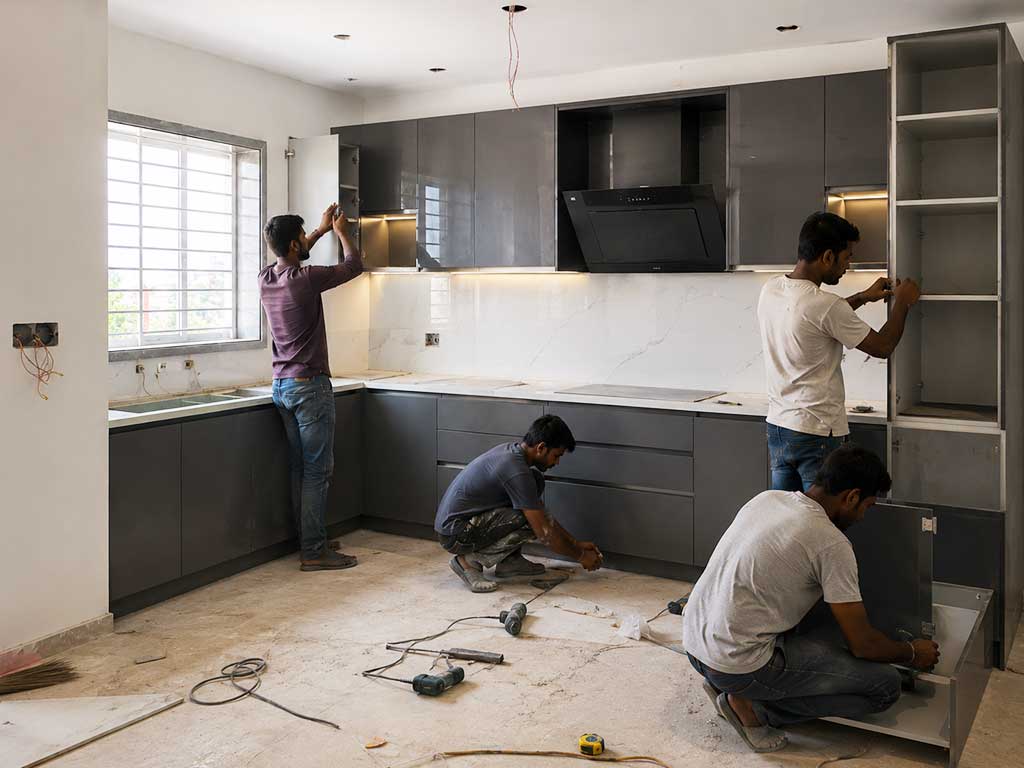 Modular Kitchen Installation Kolkata