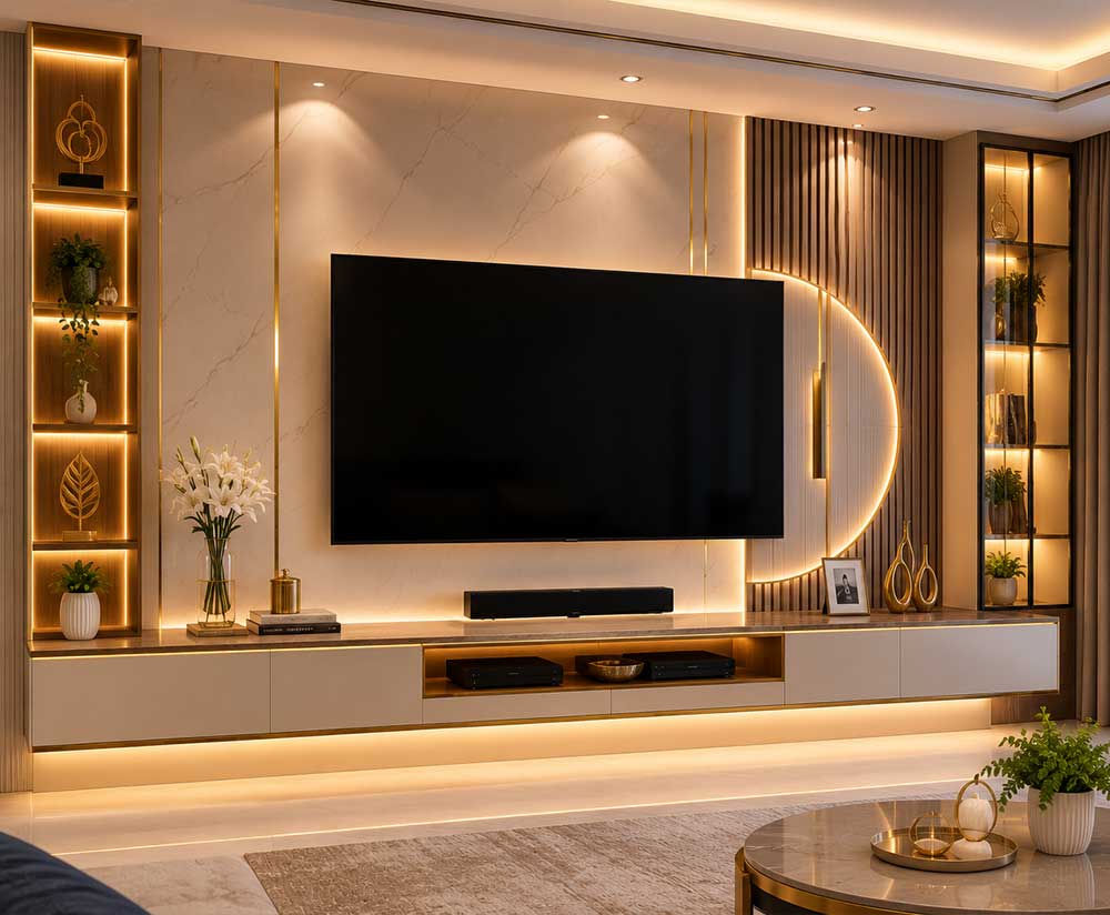 TV Unit Design in Kolkata