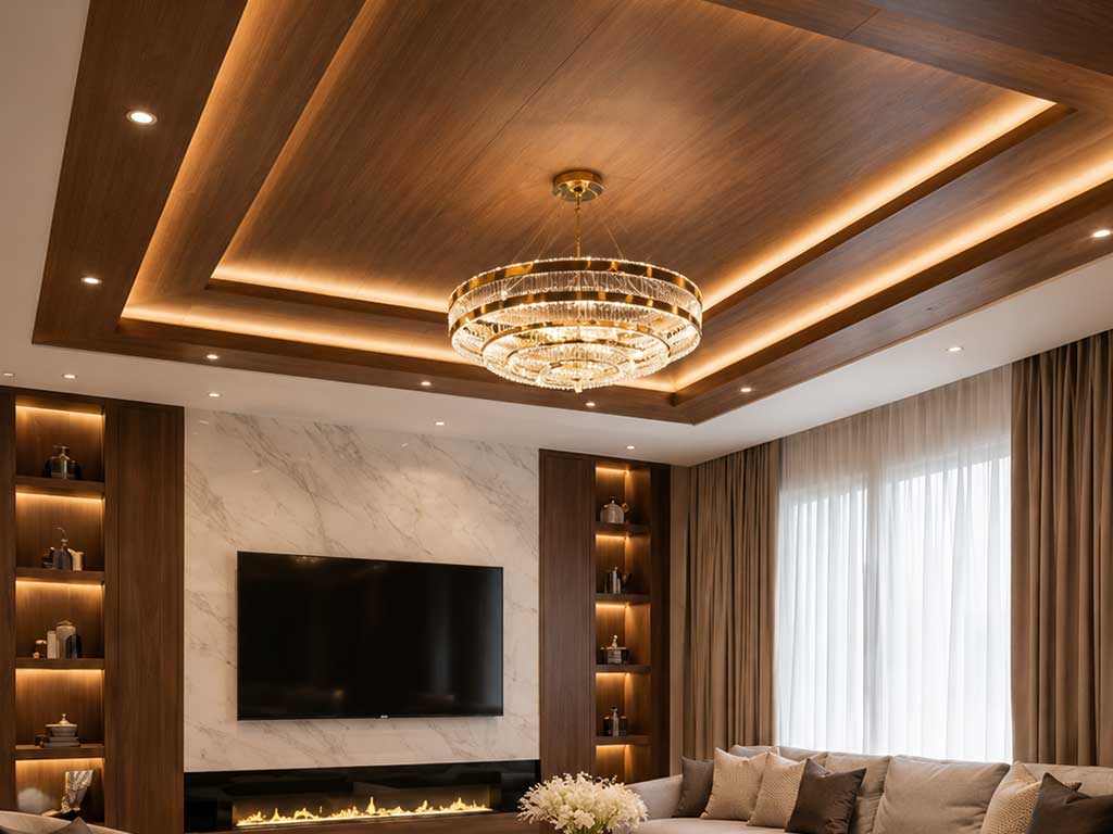 Premium Wooden Ceiling Interior